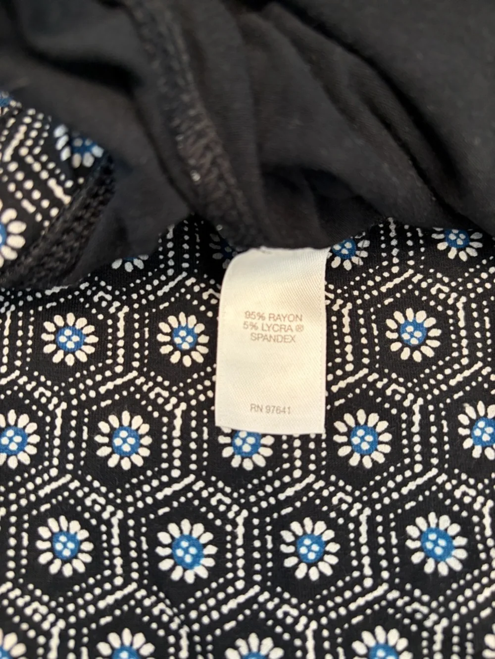 J. Jill Pleated Wide Leg Patterned Pants - Medium - Picture 3 of 7